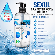 Lubrifiant Intim Lubido 500 ml - testat dermatologic