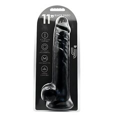 dildo negru natural 28 cm