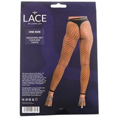 Dres plasa model fara picioare Lace by LJ, negru, S-L - ambalaj spate
