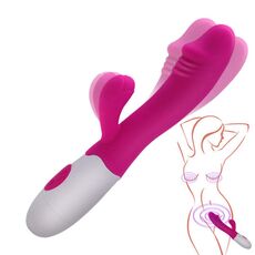 Vibrator Pretty Love Snappy 19.5 cm - Roz-mod utilizare