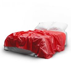 Cearsaf Vinil Rosu Easytoys 180x230cm - vedere completa