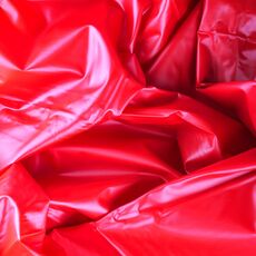 Cearsaf Vinil Rosu Easytoys - detaliu material PVC