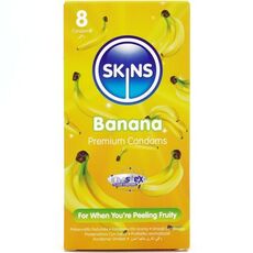 Prezervative SKINS Banana Premium, 8 Buc.