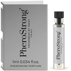 PheroStrong Pheromone by Night for Men 1ml - cutie si flacon tester, culoare gri