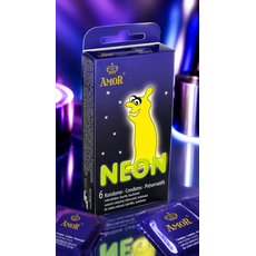 Prezervative Fosforescente Amor "Neon" 6 Bucati