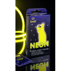 Prezervative Fosforescente Amor "Neon" 6 Bucati