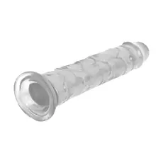 Dildo Realistic Crystal Jellies 21,6 cm, Transparent natural