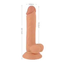 dildo ultra realistic dimensiuni 20 cm