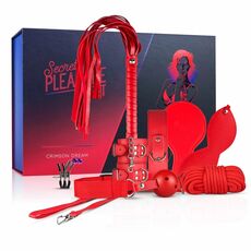 Set BDSM Bedroom Fantasies Crimson Dream - toate 8 piese cu cutia produsului