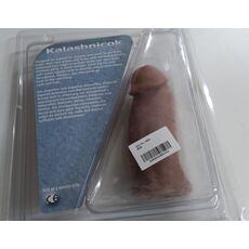 Dildo Realist Kalashnicok Mini Fat Maro 14cm - vedere din spate ambalaj cu detalii produs