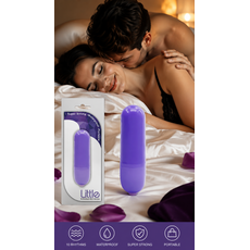 Vibrator Glont Little Purple, 10 Viteze - intimacy