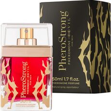 Parfum cu Feromoni PheroStrong Devil pentru Barbati - sticla si cutie impreuna