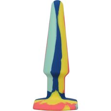 Groovy Silicone Anal Plug, [12,7 cm x 3,2 cm] prim plan imagine