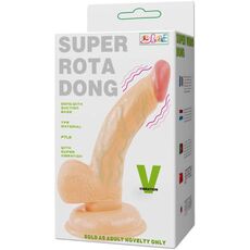 Vibrator cu Telecomanda Super Rota Dong Flesh - Rotatii si Vibratii