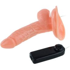 Vibrator cu Telecomanda Super Rota Dong Flesh - Rotatii si Vibratii  -imagine