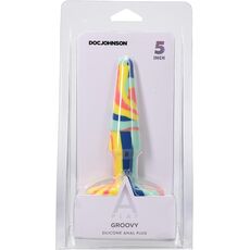 Groovy Silicone Anal Plug, [12,7 cm x 3,2 cm] ambalaj