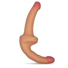 Dildo Dublu Double-Ended Strapless foto