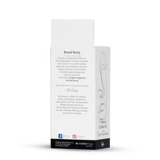 Cutia B-Series Butt Plug Collection, partea din spate cu detalii brand