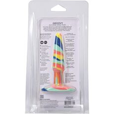 Groovy Silicone Anal Plug, 11 cm verso cutie
