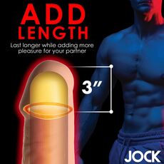 Manson Prelungitor Penis JOCK diagrama interior cavitate 7.6 cm lungime adaugata