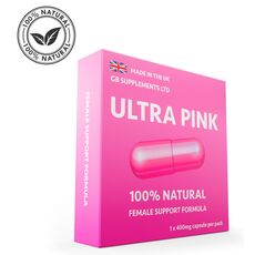 Ultra Pink pentru sustinerea libidoului femeii  -cutie verso ingrediente naturale
