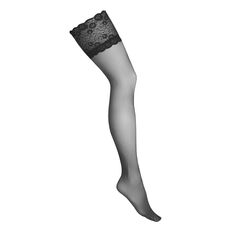 Ciorapi Hold-Up Kotek H008, Negru, L/XL, vedere suplimentara 5