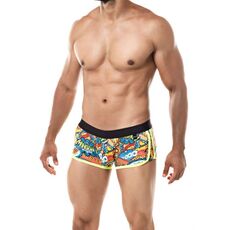 Boxer Trunk Barbatesc CUT4MEN Cartoon, detaliu material