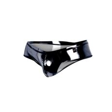 Slip Barbatesc CUT4MEN Cheeky Skai, Negru, vedere fata