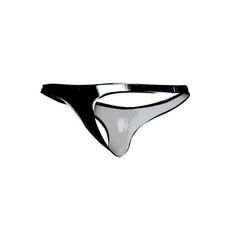 Tanga Barbateasca CUT4MEN Provocative Skai, Negru, vedere spate