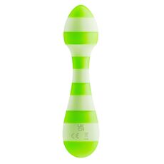 Vibrator wand Dreamtoys Glitz Green Girl verde, dimensiune de calatorie