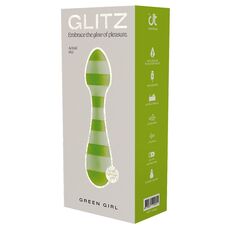 Vibrator wand Dreamtoys Glitz Green Girl verde, cutie ambalaj