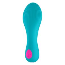 Vibrator Bullet Femme Funn Solia turcoaz, forma plata texturata