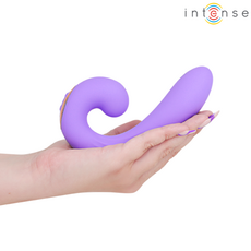 Vibrator INTENSE Meryl Double Vibration Clitoris, 10 Viteze, incarcare USB