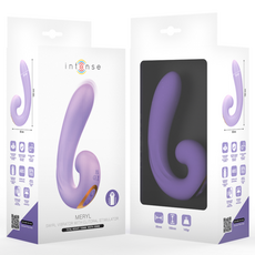 Vibrator INTENSE Meryl Double Vibration Clitoris, 10 Viteze, incarcare USB