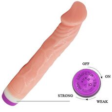 Vibrator Pleasure Vibe Flesh, [22 cm x 4cm] imagine lateral