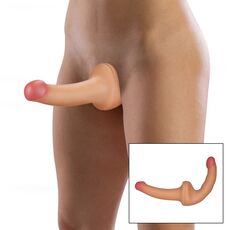 Dildo Dublu Double-Ended Strapless - poza mod utilizare