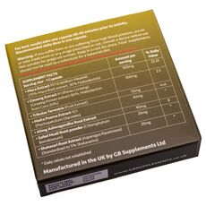 Ultra Gold Male Support and Delay 1 capsula - cutie verso