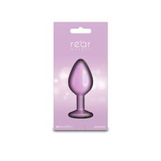 Plug Anal NS Novelties Iridescent Plug Medium, Roz Auriu, vedere suplimentara 3