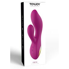 Vibrator Rabbit ToyJoy Freya Rumble, Roz, detaliu