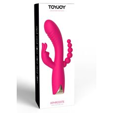 Vibrator Triplu ToyJoy Aphrodite, Roz, vedere suplimentara 3