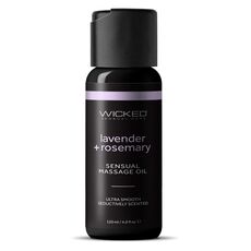 Ulei de masaj Wicked Sensual Care Lavanda si Rozmarin 120ml, sticla