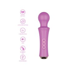 Aparat Masaj The Personal Wand, Fucsia, 3 viteze, 10 modele