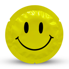 Prezervative EXS Smiley Face detaliu ambalaj