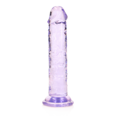 Dildo Straight Realistic REALROCK Mov cu Ventuza 14.5 cm