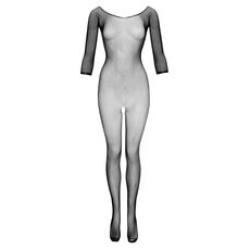 Catsuit Vaera plasa neagra, vedere laterala