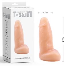 Dildo Realistic Spread Me No.08 Chisa T-Skin Natural, gros plan textura