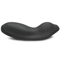 E-Stim Panty Vibe cu Telecomanda, XR Brands Zeus Electrosex, Negru, profil dispozitiv din silicon