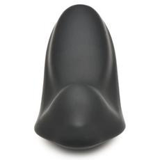 E-Stim Panty Vibe cu Telecomanda, XR Brands Zeus Electrosex, Negru, vedere din fata, forma anatomica