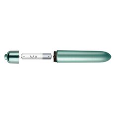 Mini Vibrator Rocks Off Touch of Velvet Aqua Lily, produs pe fundal alb