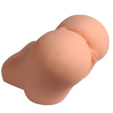 Masturbator Huge Vagina si Fund TPE Natural, cele doua orificii, gros plan